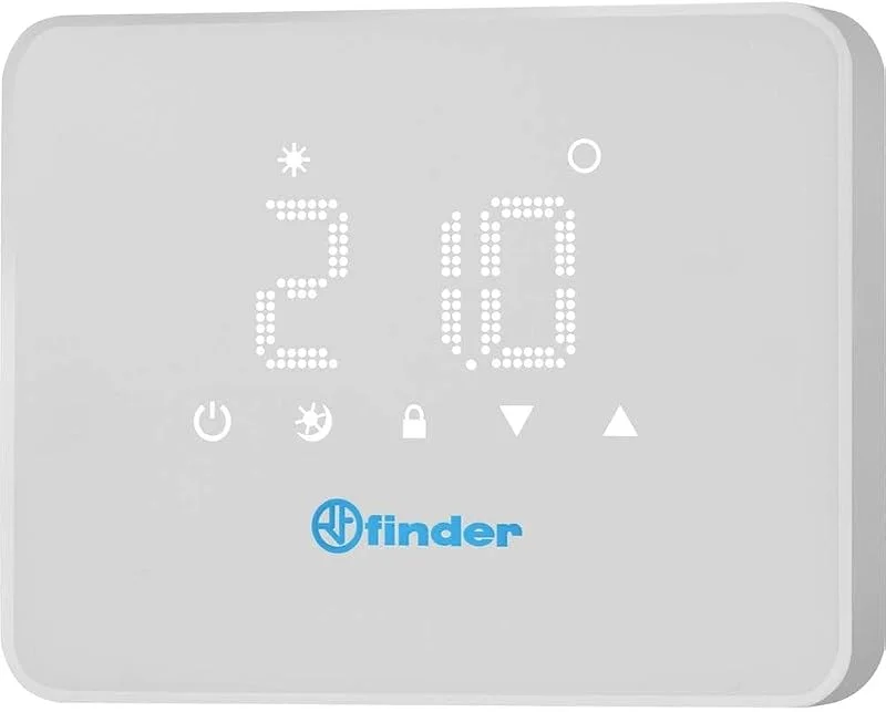 Finder 1T.91.9.003.0000 Raumthermostat Aufputz Tagesprogramm 1 St. — Heizung Warmepumpe