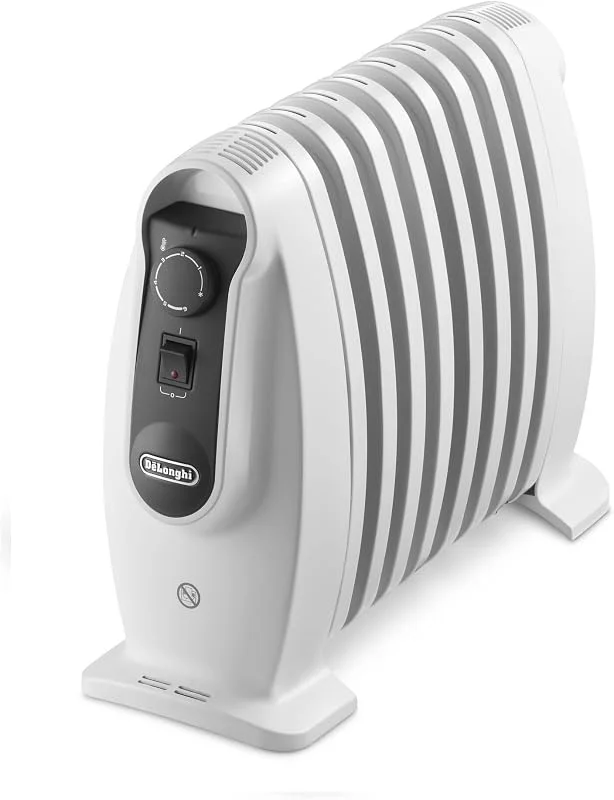 De'Longhi Radiator TRNS0808M – Kompakt mit stufenloser Temperaturregelung, 800 W Heizleistung und Frostschutzfunktion — Heizung Warmepumpe