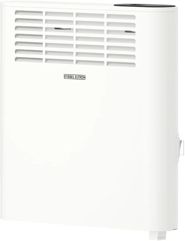 STIEBEL ELTRON Wandkonvektor CNS 1000 Plus LCD, 1 kW für ca. 12 m², TÜV geprüft, LC-Display, Wochentimer, Elektroheizung energiesparend, Weiß, 205855 — Heizung Warmepumpe