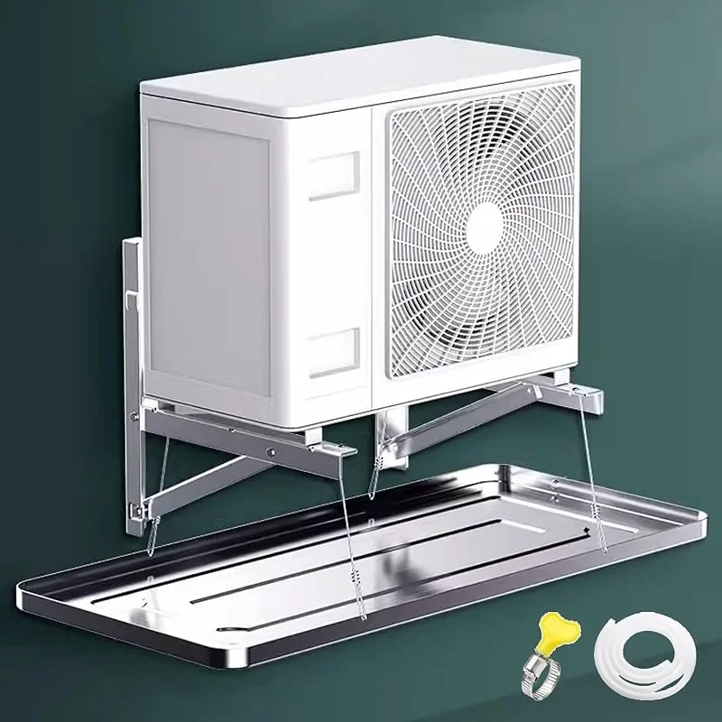 Generisch Kondensatwanne aus Edelstahl – Robuste Auffangwanne für Klimaanlagen und Wärmepumpen, internes, externes Wasserablaufset (1-2-teilig, farbig) – Effiziente Kondensatmanagementlösung — Heizung Warmepumpe