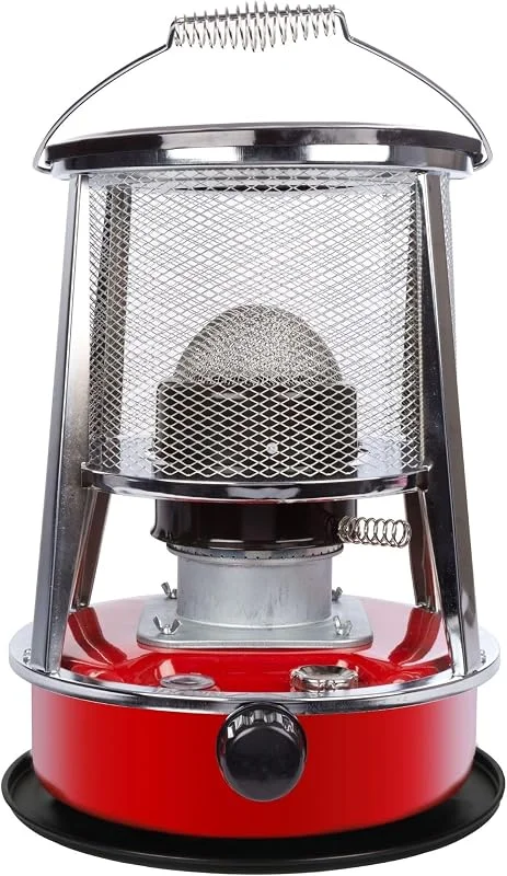 Perel Mobiles Petroleumheizgerät 2600W, tragbarer Kerosinofen für außen und Camping, Docht-Heizung, 4, 6L Tank, 18 Stunden Laufzeit, stromlose Notheizung, energiesparende Outdoor-Heizung — Heizung Warmepumpe