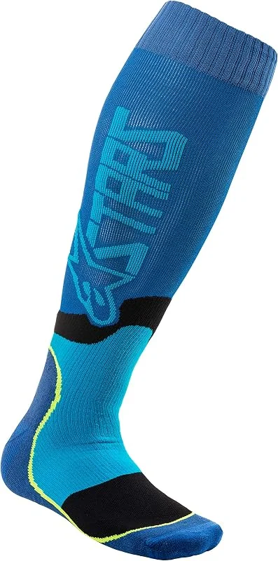 Alpinestars Socken MX Plus-2 Cool Gray, Orange Fluo — Heizkleidung