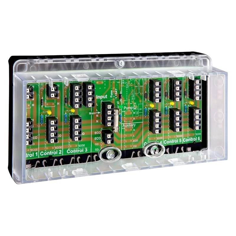 max 6 Raumthermostate u 12 Stellantriebe ALRE VOOPL-216.176 — Heizung Warmepumpe