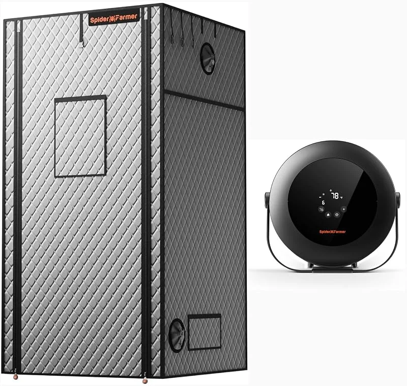 Spider Farmer Growzelt Isolierung With Heizlüfter 540W für Indoor Growzelt 90x90x180cm — Heizung Warmepumpe