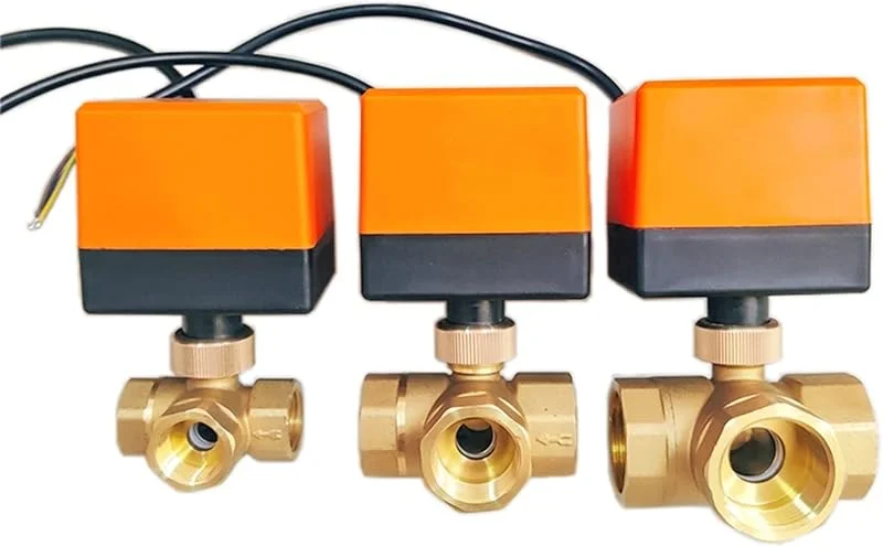 Elektrisches Kugelventil, Heizlüfter, Solenoid, Dreiweg, AC 220 V, 1 Stück — Heizung Warmepumpe