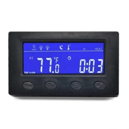 Digitaler Thermostat Thermo Control Zeitschaltuhr Alarm Aquarium Terrarium Reptilien Fische *externes Display* TXA — Heizung Warmepumpe