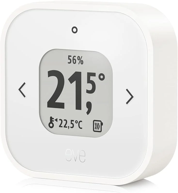 Eve Thermo Control (Matter, Thread) – Temperatursensor und -regler — Heizung Warmepumpe