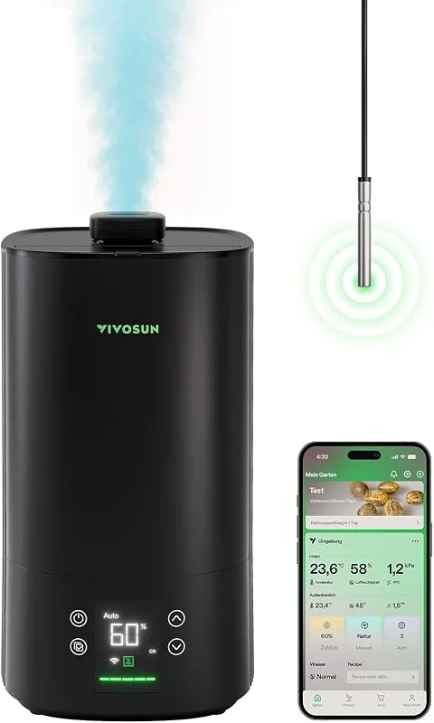 VIVOSUN Pflanzen Luftbefeuchter 5L Smart Humidifier mit VPD Steuerung