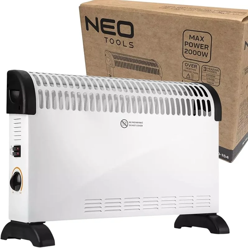 NEO TOOLS Elektroheizung, 2000 W Konvektor Heizung Freistehend — Heizung Warmepumpe