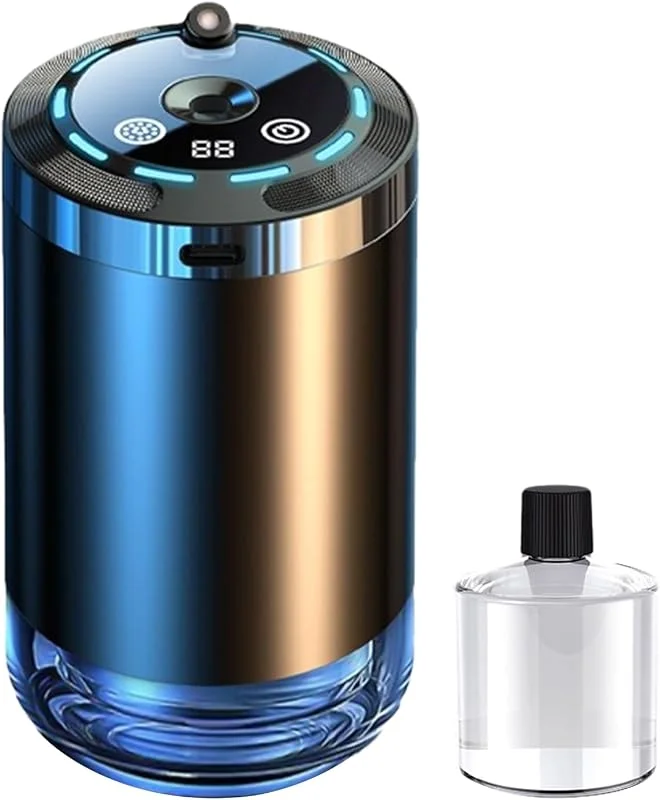 Teksome Auto-Aromatherapie-Luftbefeuchter, 5 Modi, Auto-Lufterfrischer – Auto-Geruchsbeseitiger, Lufterfrischer-Diffusor für Auto, Zuhause, Büro, kleine Räume