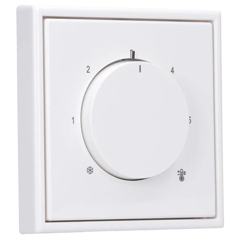 JUNG Serie LS Raumthermostat 230V Set Alpinweiß — Heizung Warmepumpe