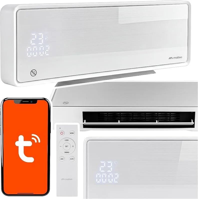 MalTec Wandheizlüfter 2000W mit WiFi PTC Heizung Timer Fernbedienung — Heizung Warmepumpe