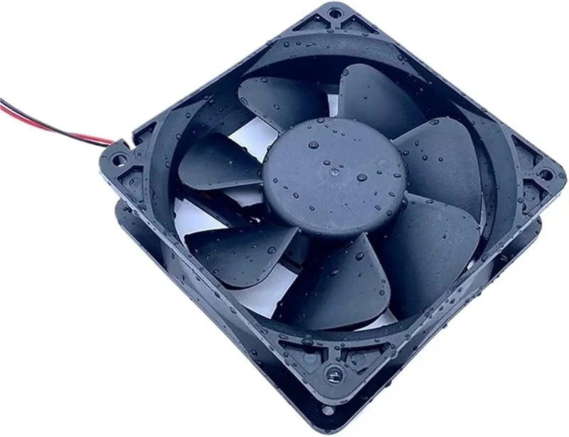 IP68 wasserdichter Lüfter 120 mm 12038 12 V 24 48 x 38 industrieller Ultraschall-Luftbefeuchter-Zerstäuber großer Luftvolumen-Kühlventilator